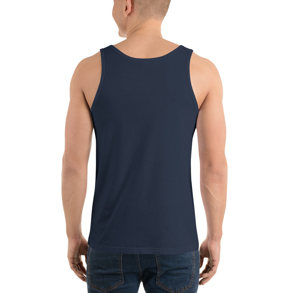 Débardeur classique homme Aiacciu Tennis Club — Bleu marine, vue de dos