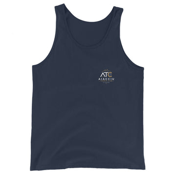 Débardeur classique homme Aiacciu Tennis Club — Bleu marine, vue de face