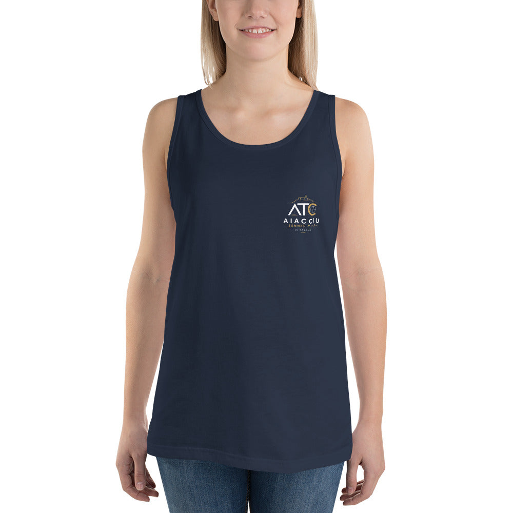 Débardeur classique homme Aiacciu Tennis Club — Bleu marine, vue de face