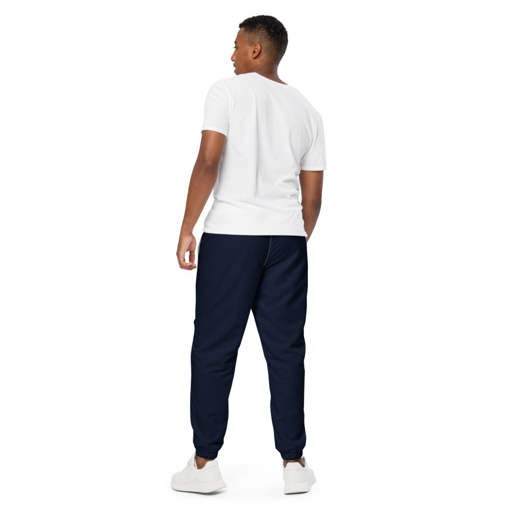 Pantalon de survêtement large unisexe Aiacciu Tennis Club — Blanc, vue de dos
