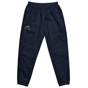 Pantalon de survêtement large unisexe Aiacciu Tennis Club — Blanc, vue de face