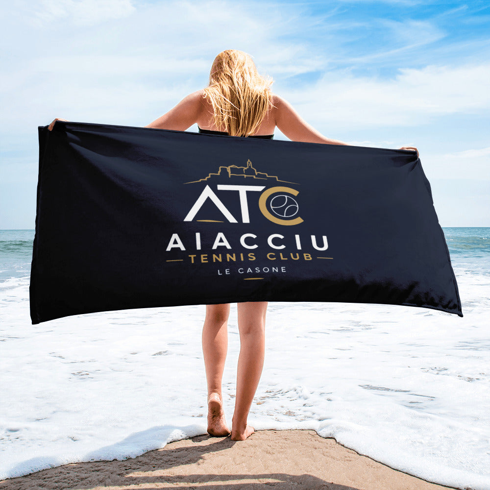 Serviette classique Aiacciu Tennis Club — Blanc, beach