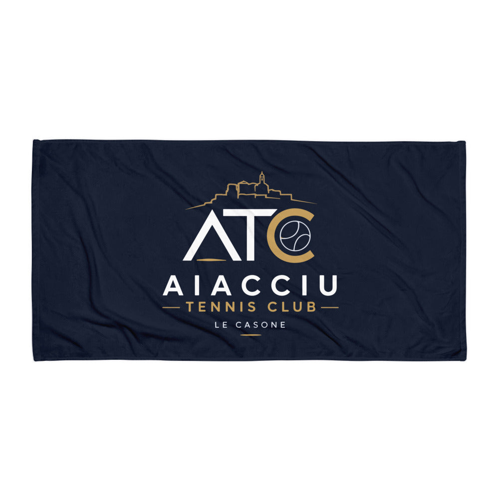 Serviette classique Aiacciu Tennis Club — Blanc, flat