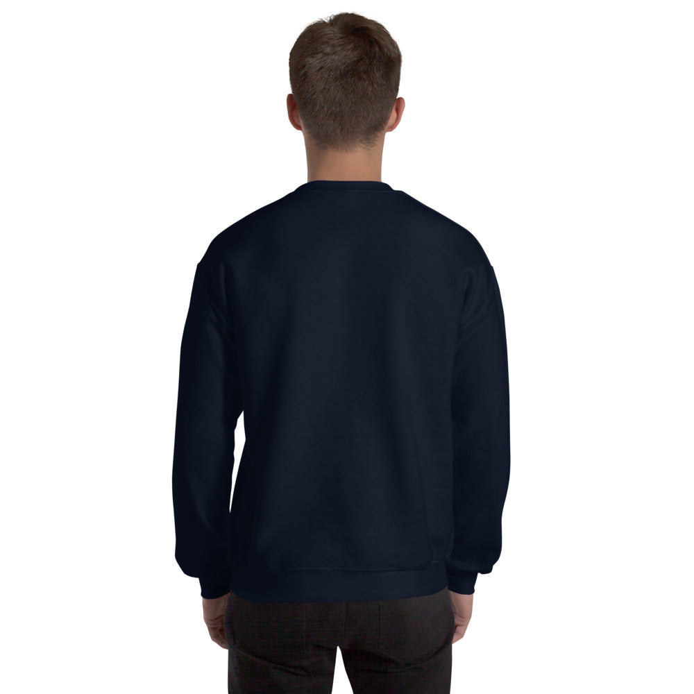 Sweat classique unisexe (39,90) Aiacciu Tennis Club — Bleu marine, vue de dos