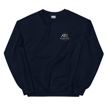 Sweat classique unisexe (39,90) Aiacciu Tennis Club — Bleu marine, vue de face