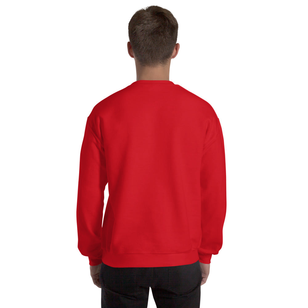 Sweat classique unisexe (39,90) KARATE CLUB MANDELIEU — Rouge, vue de dos
