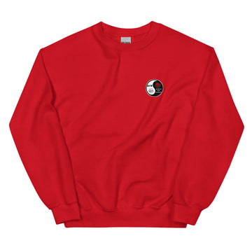 Sweat classique unisexe (39,90) KARATE CLUB MANDELIEU — Rouge, vue de face