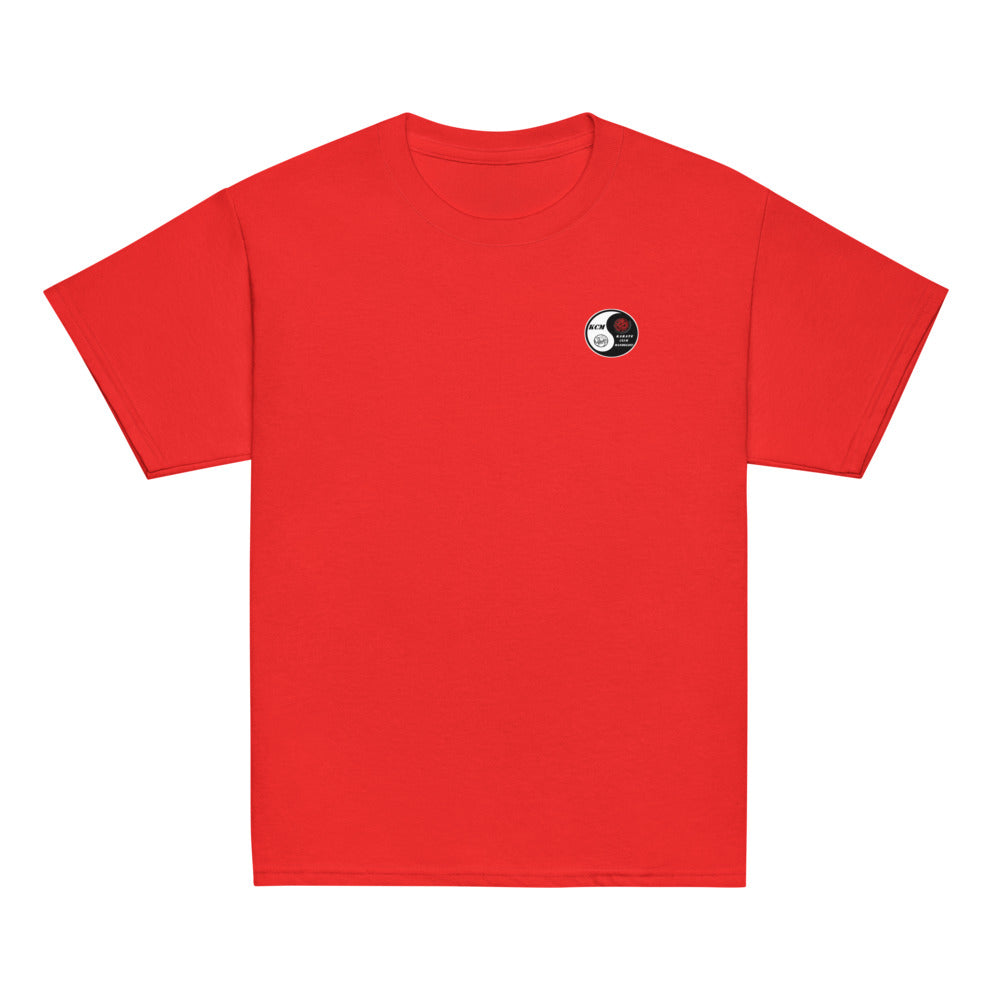 T-shirt classique enfant KARATE CLUB MANDELIEU — Rouge, vue de face