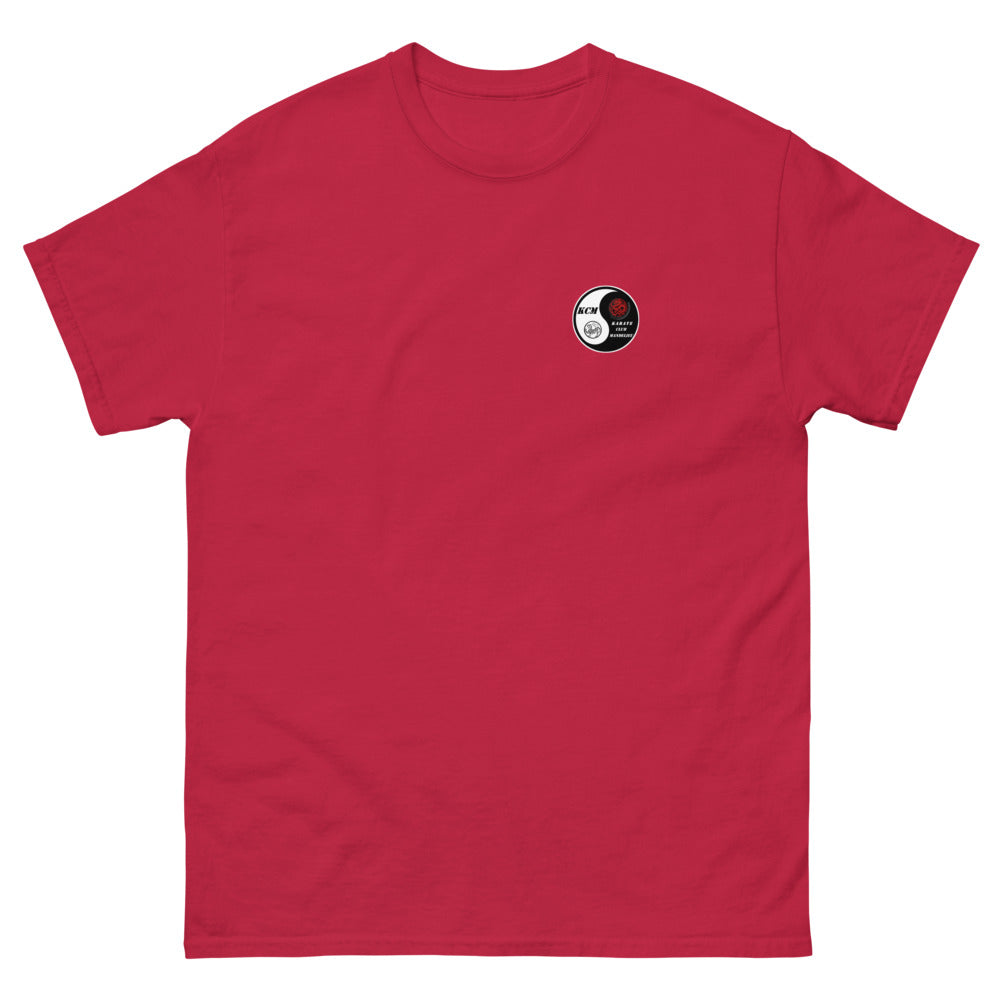 T-shirt classique unisexe KARATE CLUB MANDELIEU — Cardinal, vue de face