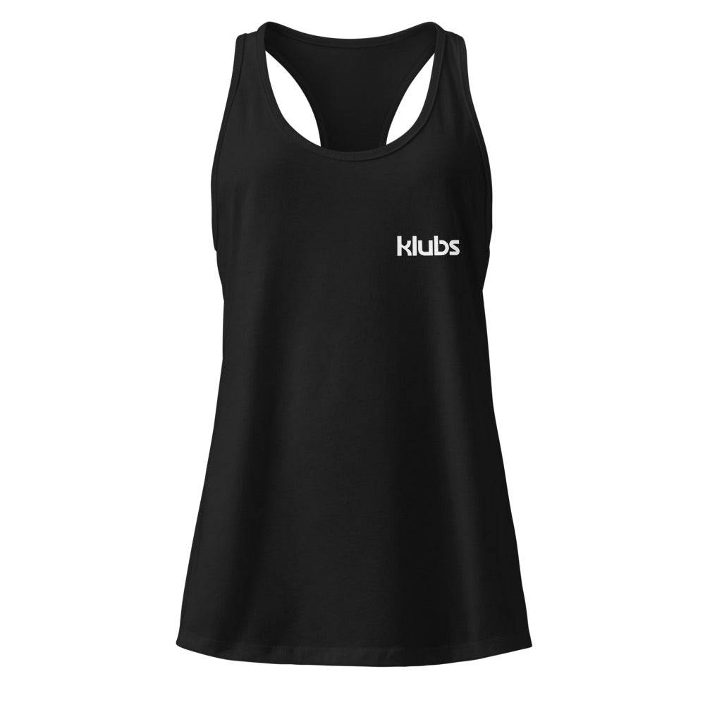 Débardeur classique femme KLUBS — Noir, vue de face
