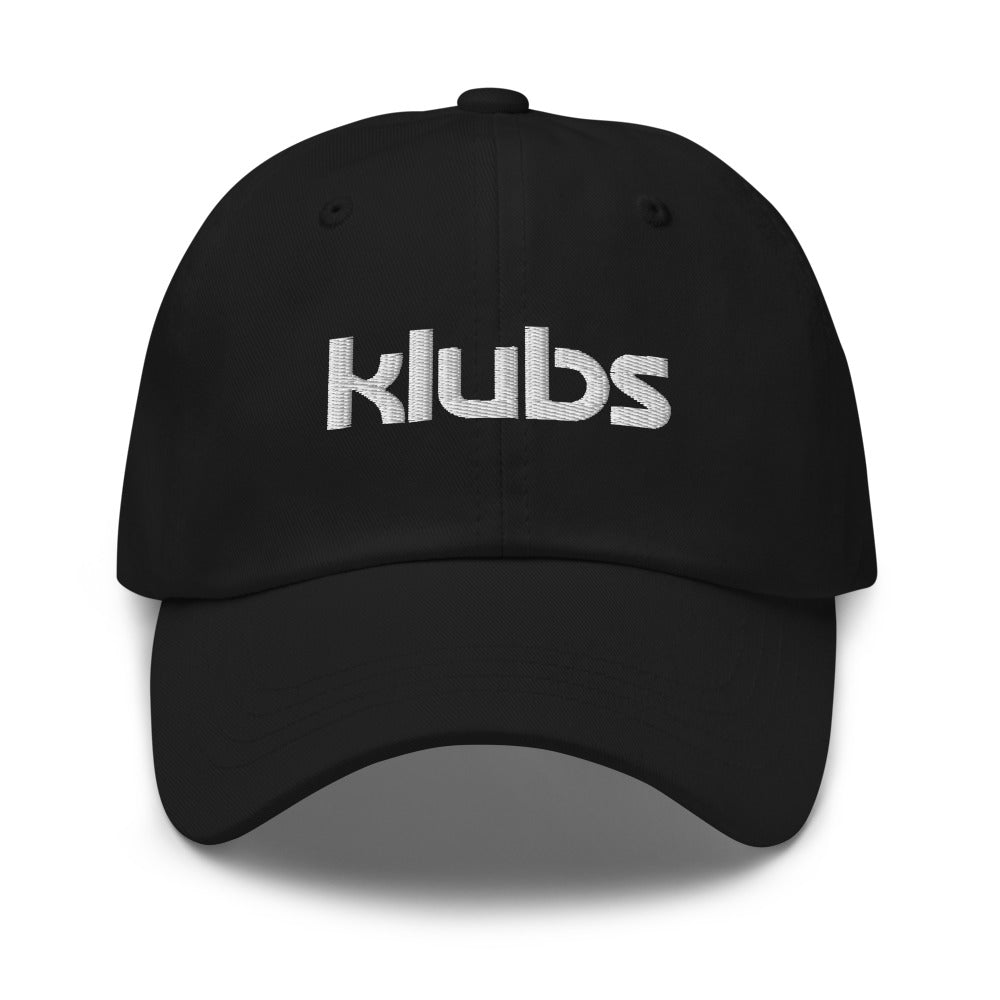 Casquette classique Klubs (démo) — Noir, vue de face