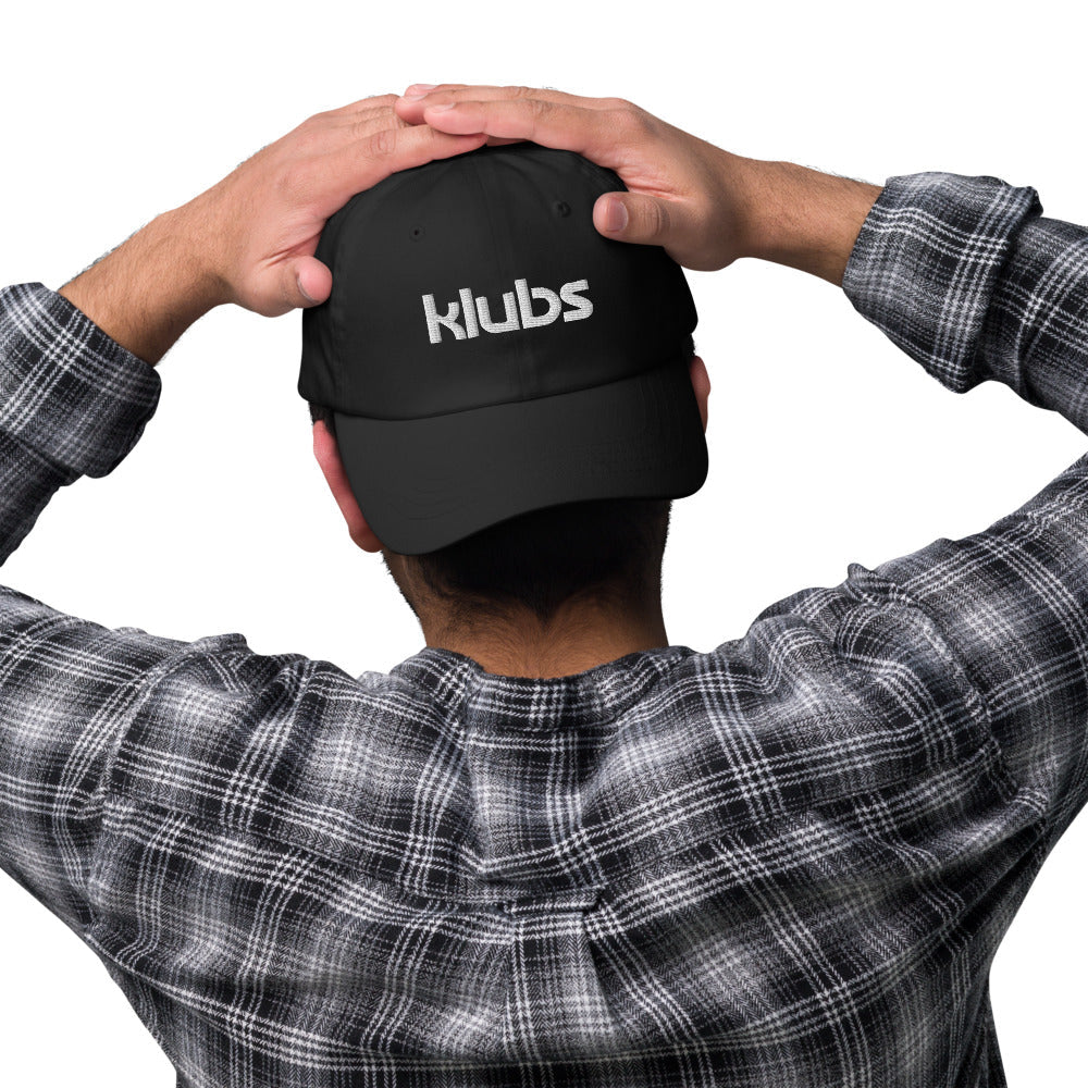 Casquette classique Klubs (démo) — Noir, vue de face