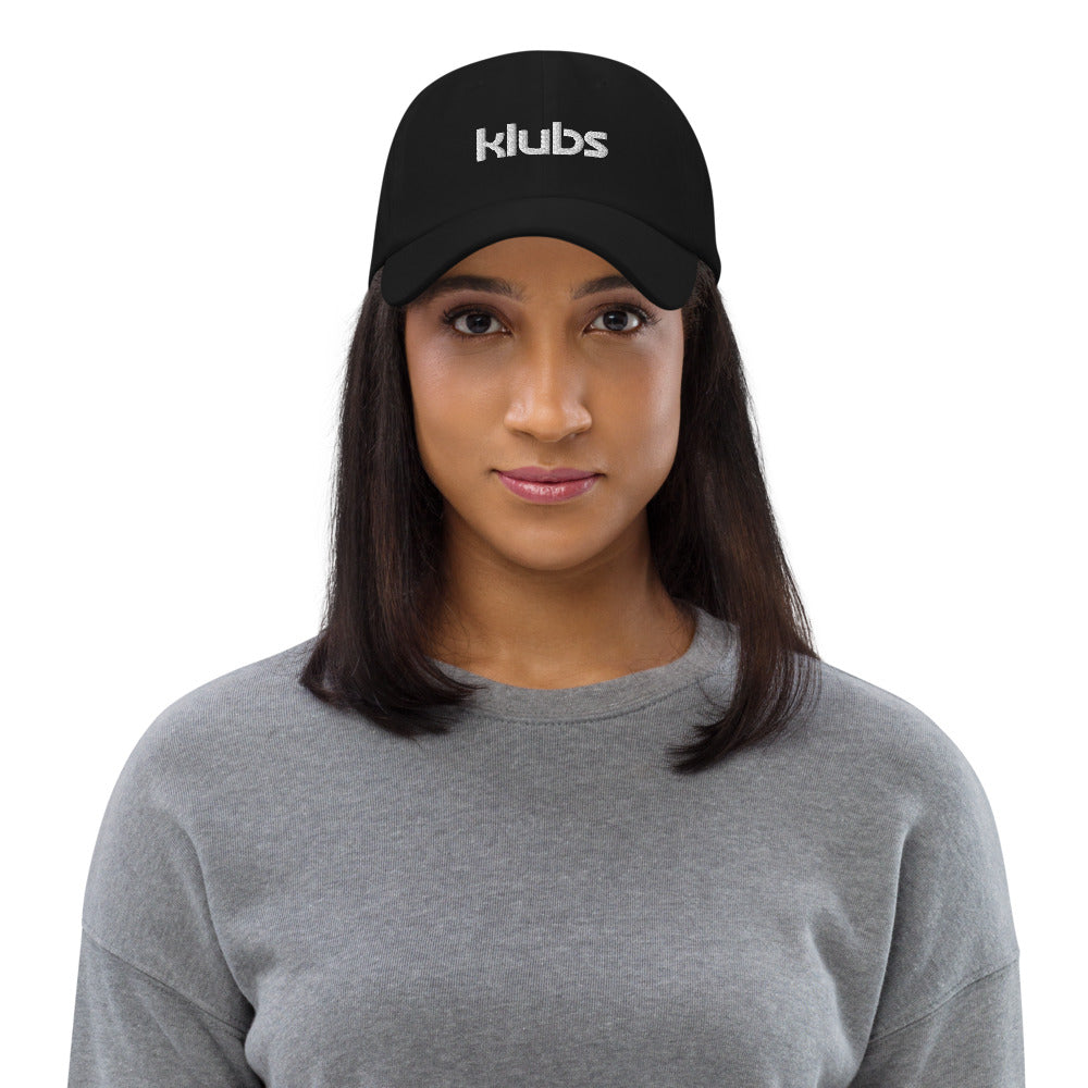 Casquette classique Klubs (démo) — Noir, vue de face