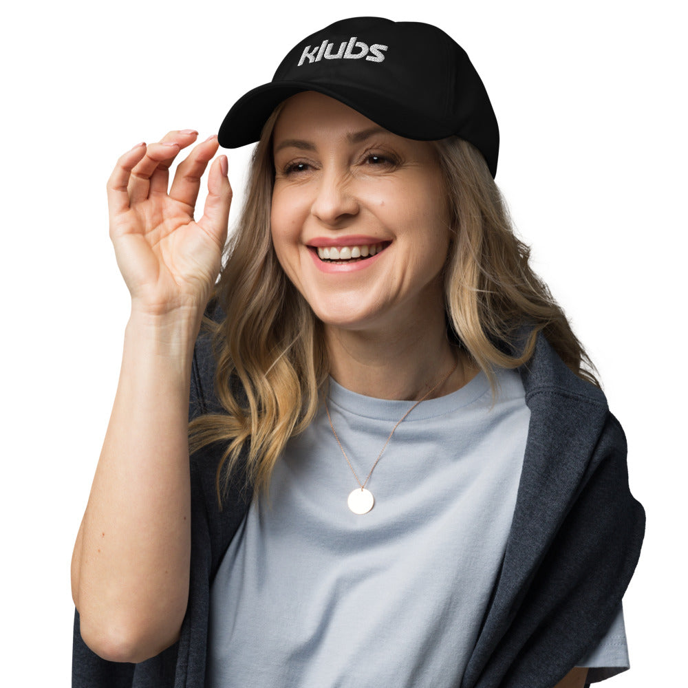 Casquette classique Klubs (démo) — Noir, vue trois quarts