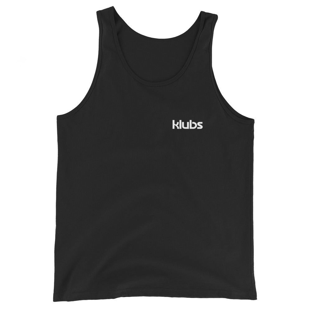 Débardeur classique homme Klubs (démo) — Noir, vue de face