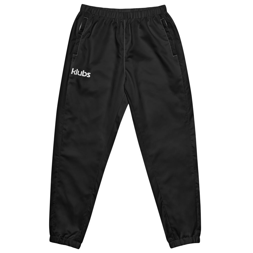 Pantalon de survêtement large unisexe Klubs (démo) — Noir, vue de face