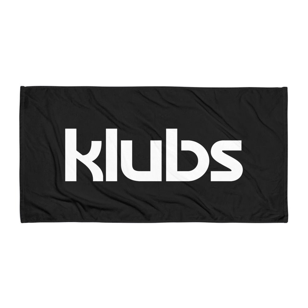 Serviette classique Klubs (Démo) — Noir, flat