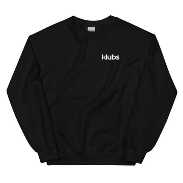 Sweat classique unisexe (39,90) Klubs (démo) — Noir, vue de face