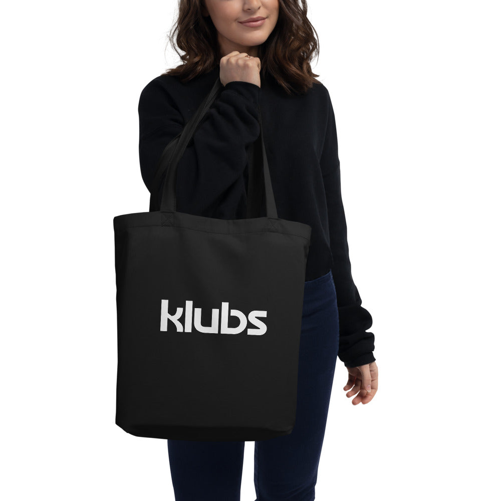 Tote Bag classique Klubs (démo) — Noir, vue de face