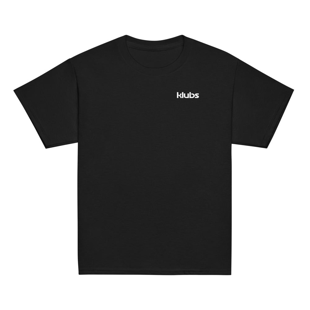 T-shirt classique enfant Klubs (démo) — Noir, vue de face