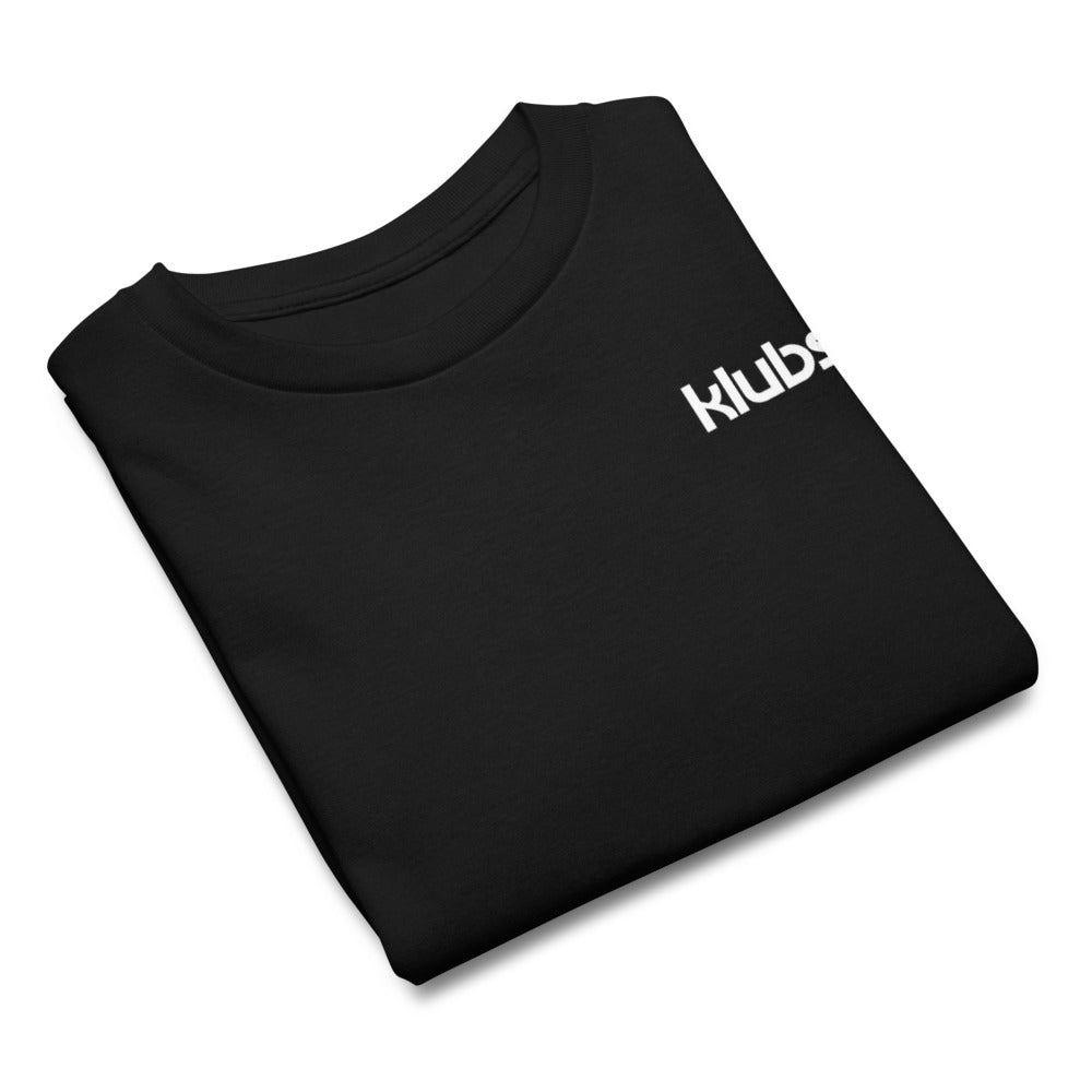 T-shirt classique enfant Klubs (démo) — Noir, vue de face