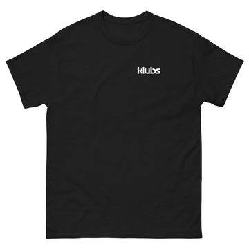 T-shirt classique unisexe Klubs (démo) — Noir, vue de face