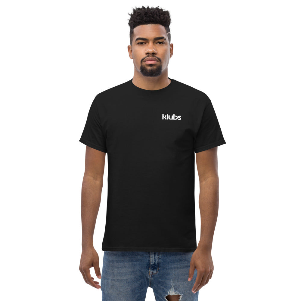 T-shirt classique unisexe Klubs (démo) — Noir, vue de face