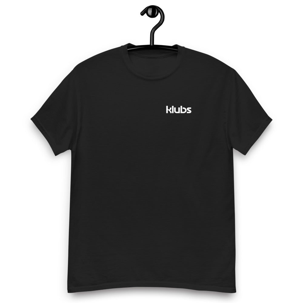 T-shirt classique unisexe Klubs (démo) — Noir, vue de face