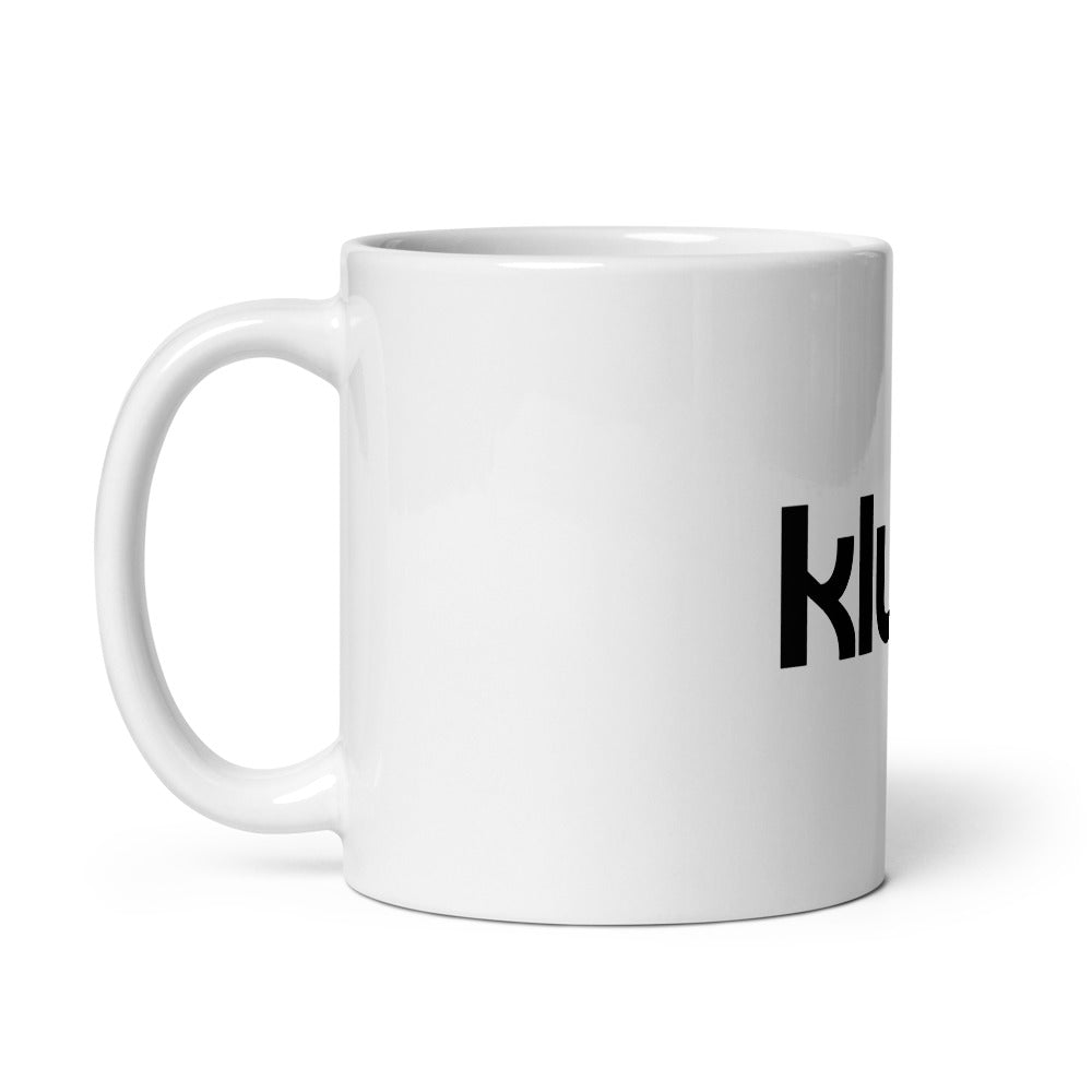 Mug classique Blanc Brillant KLUBS — Blanc, front view
