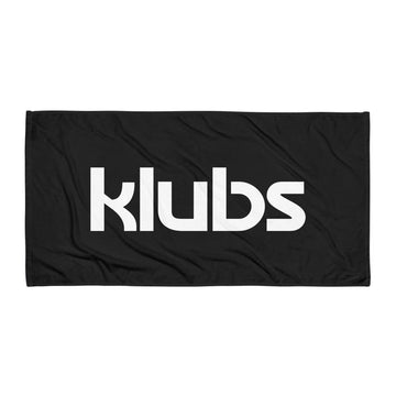 Serviette classique KLUBS — Noir, flat