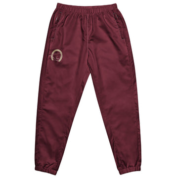 Pantalon de survêtement large unisexe Les Poneys du Roheryn, Blanc, à plat, vue de face