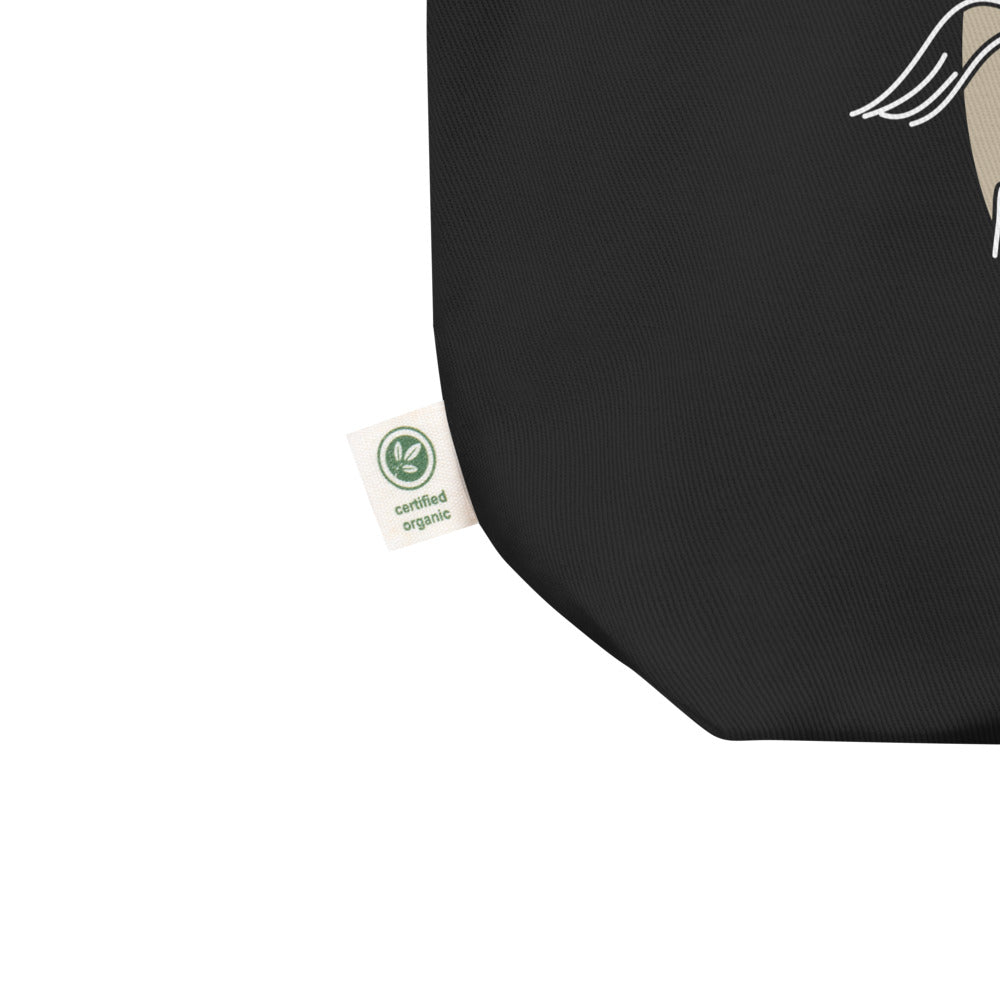 Tote Bag classique Les Poneys du Roheryn, Noir, detail du produit