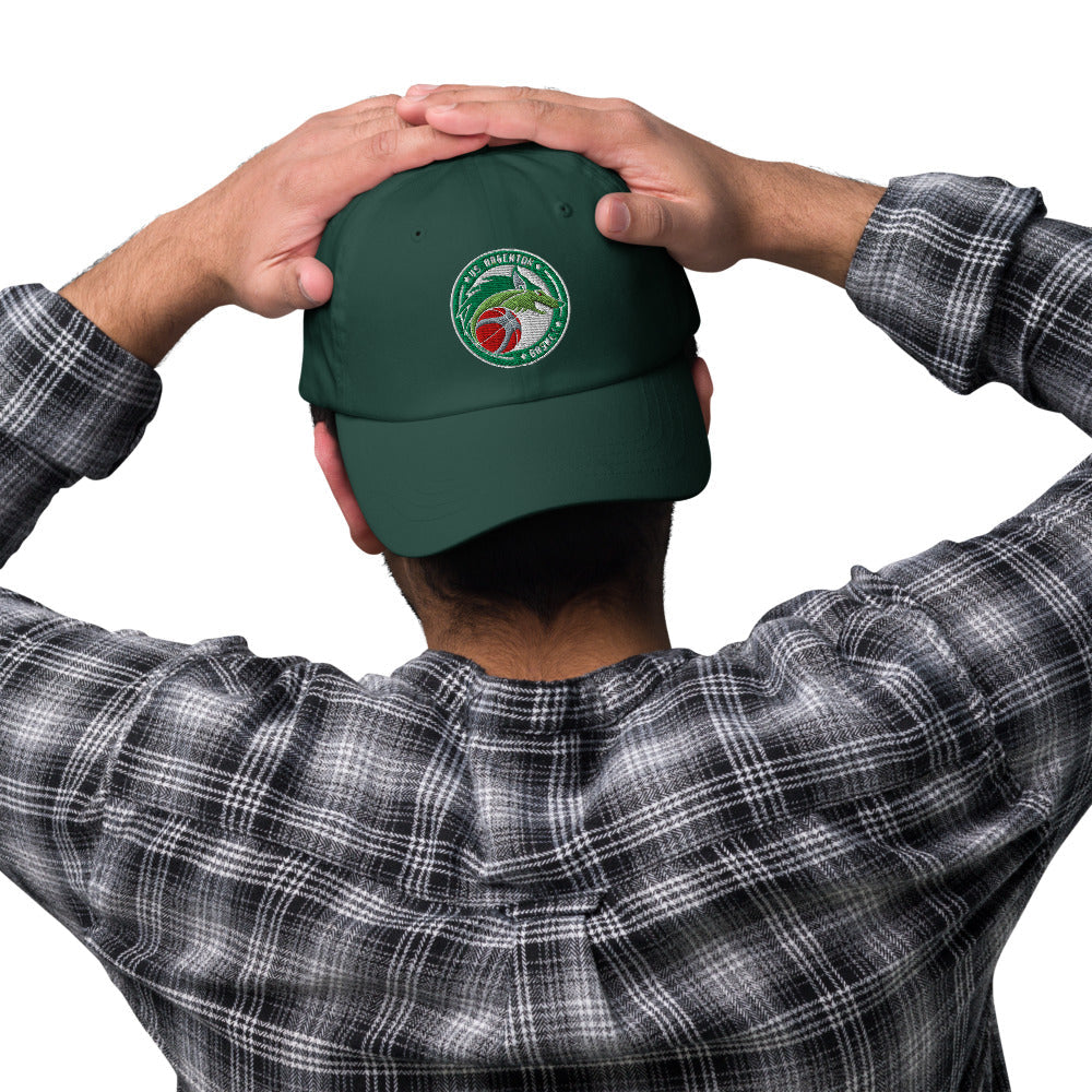 Casquette classique US Argenton Basket — Vert Sapin, vue de face