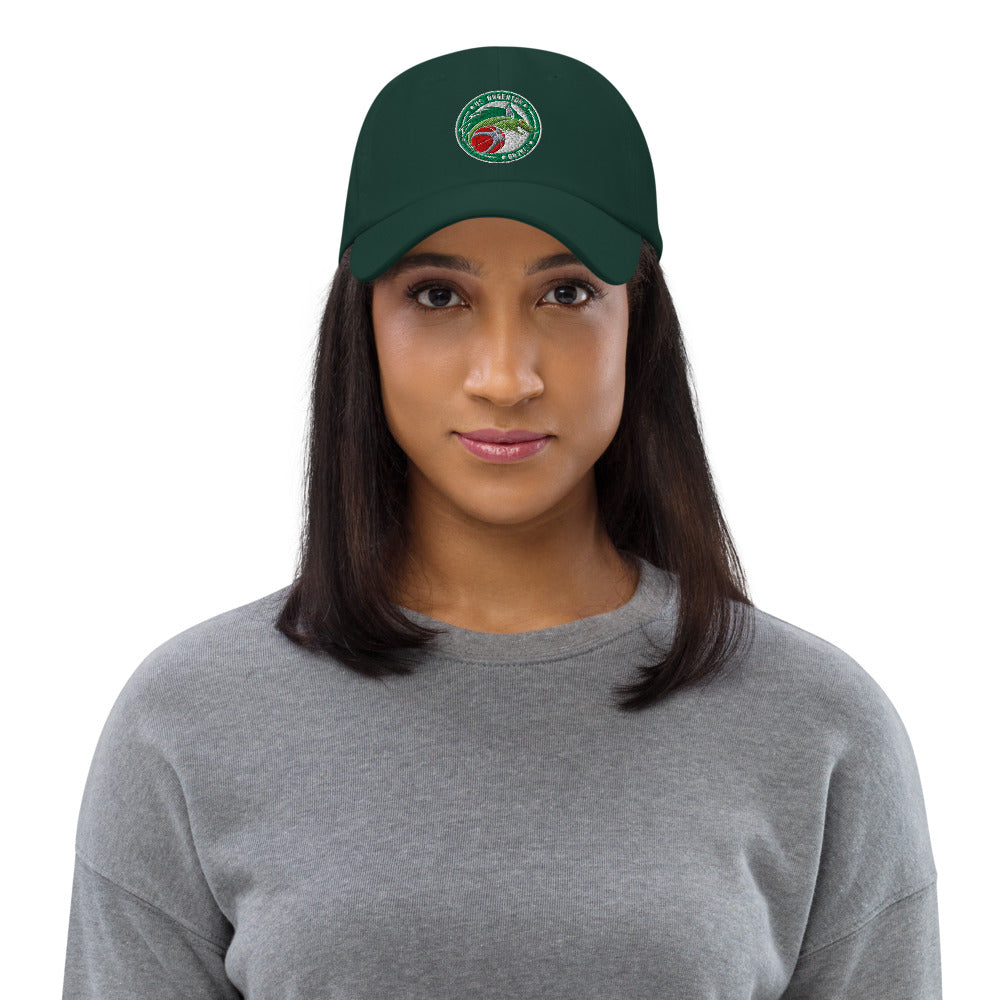 Casquette classique US Argenton Basket — Vert Sapin, vue de face