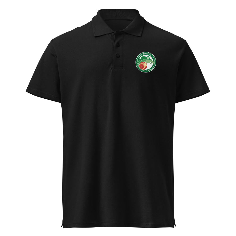 Polo classique unisexe US Argenton Basket, Noir, vue de face