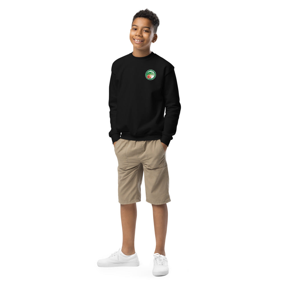 Sweat classique enfant US ARGENTON BASKET — Noir, vue de face
