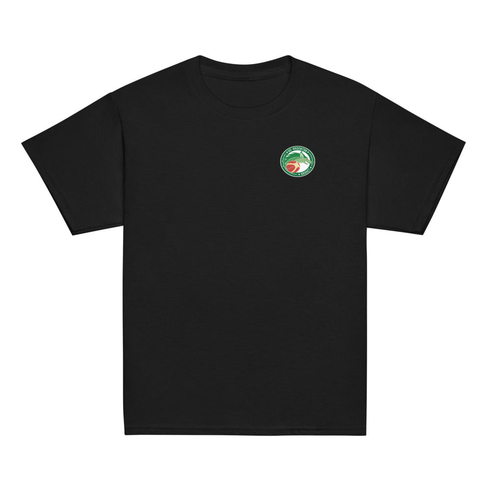 T-shirt classique enfant US ARGENTON BASKET — Noir, vue de face